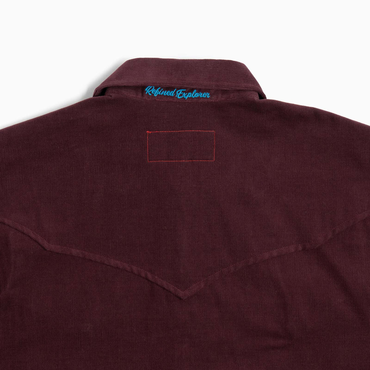Camicia Texana Velluto - Burgundy Paisley