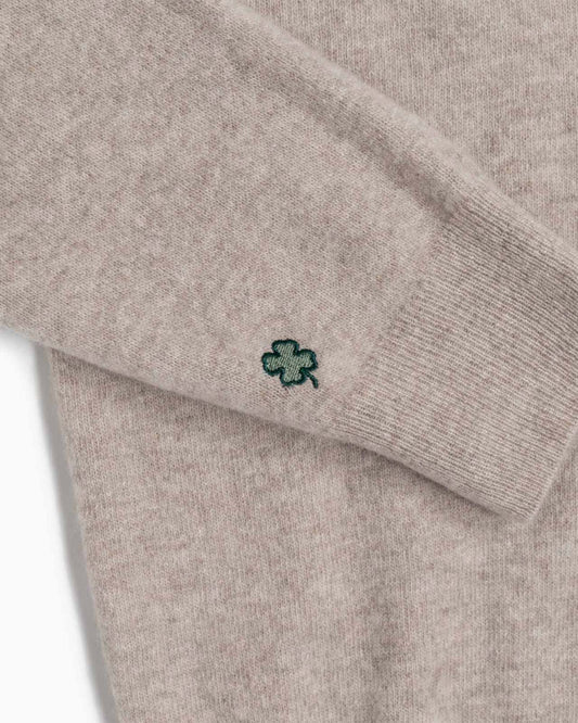 Maglione lupetto 100% lana merinos - Beige Caramello