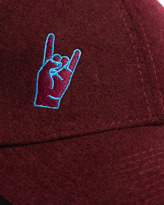 Cappellino Invernale Rock Lucky Bordeaux