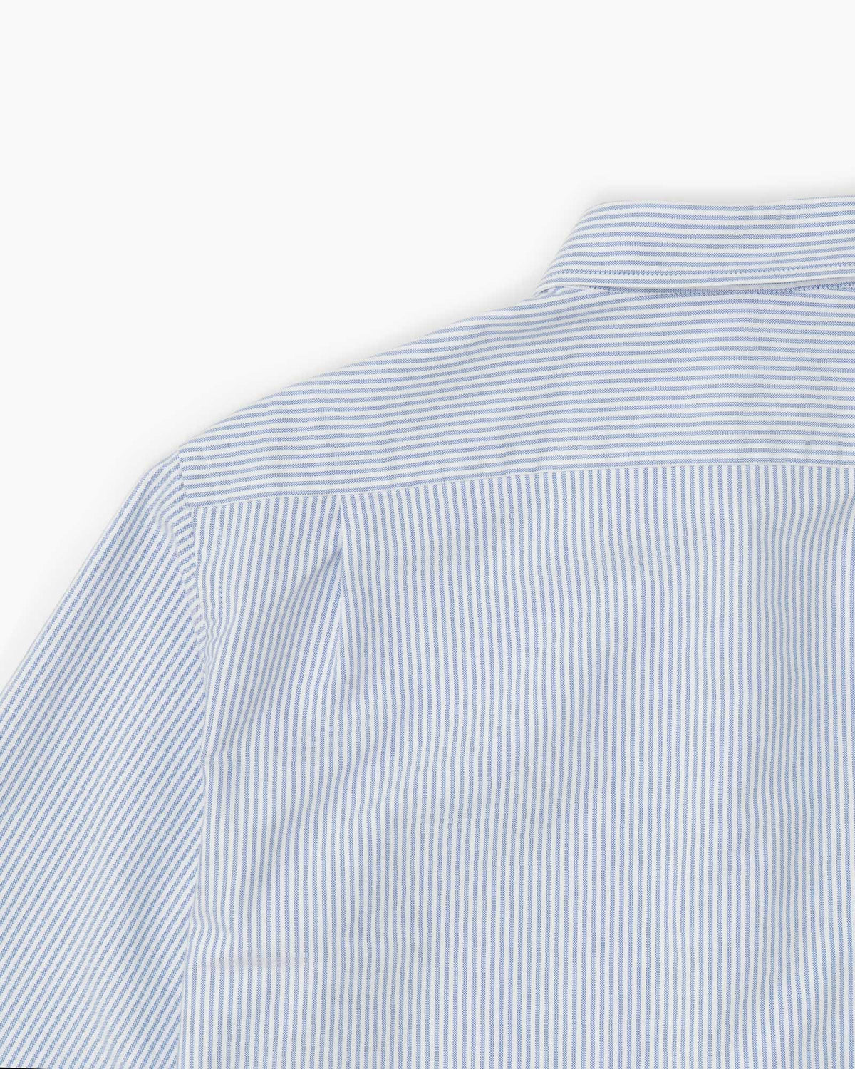 Essential Button-Down Shirt - White/Blue Stripes