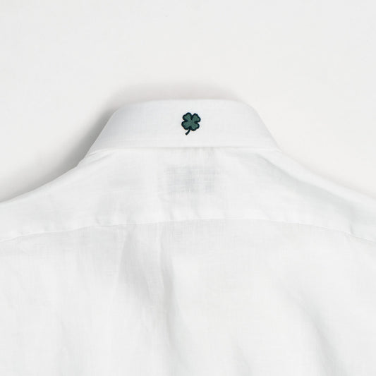 Camicia Classic 100% lino bianca