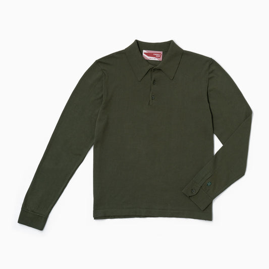 Polo camicia  - Verde Militare