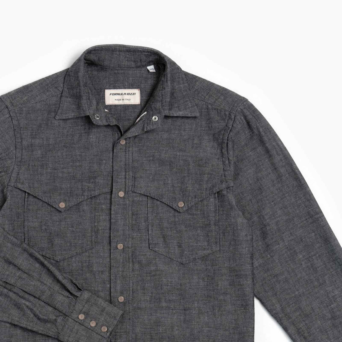 Camicia Texana Denim cimosa
