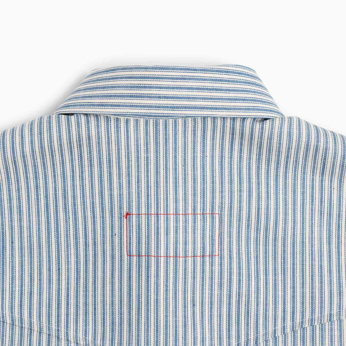 Camicia Texana Denim a righe cimosa