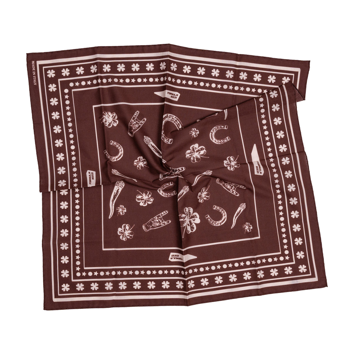 Lucky Charms Bandana - Marrone