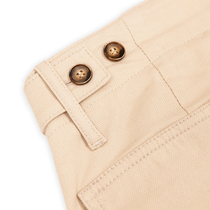 Pantaloni Fatigue Vintage Fit - Ecrù