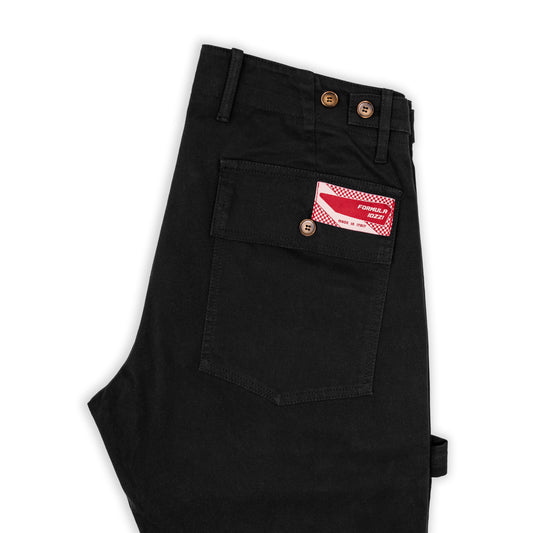 Pantaloni Fatigue Regular Fit - Neri