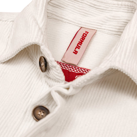 Overshirt Catcher velluto a coste - Panna