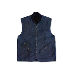 DMD - Gilet cotone cerato - Blu