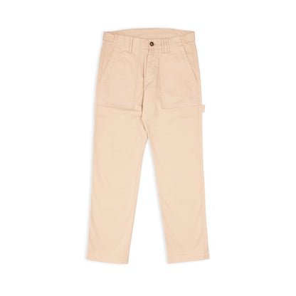 Pantaloni Fatigue Vintage Fit - Ecrù