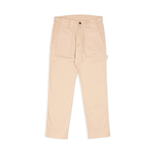 Pantaloni Fatigue Vintage Fit - Ecrù