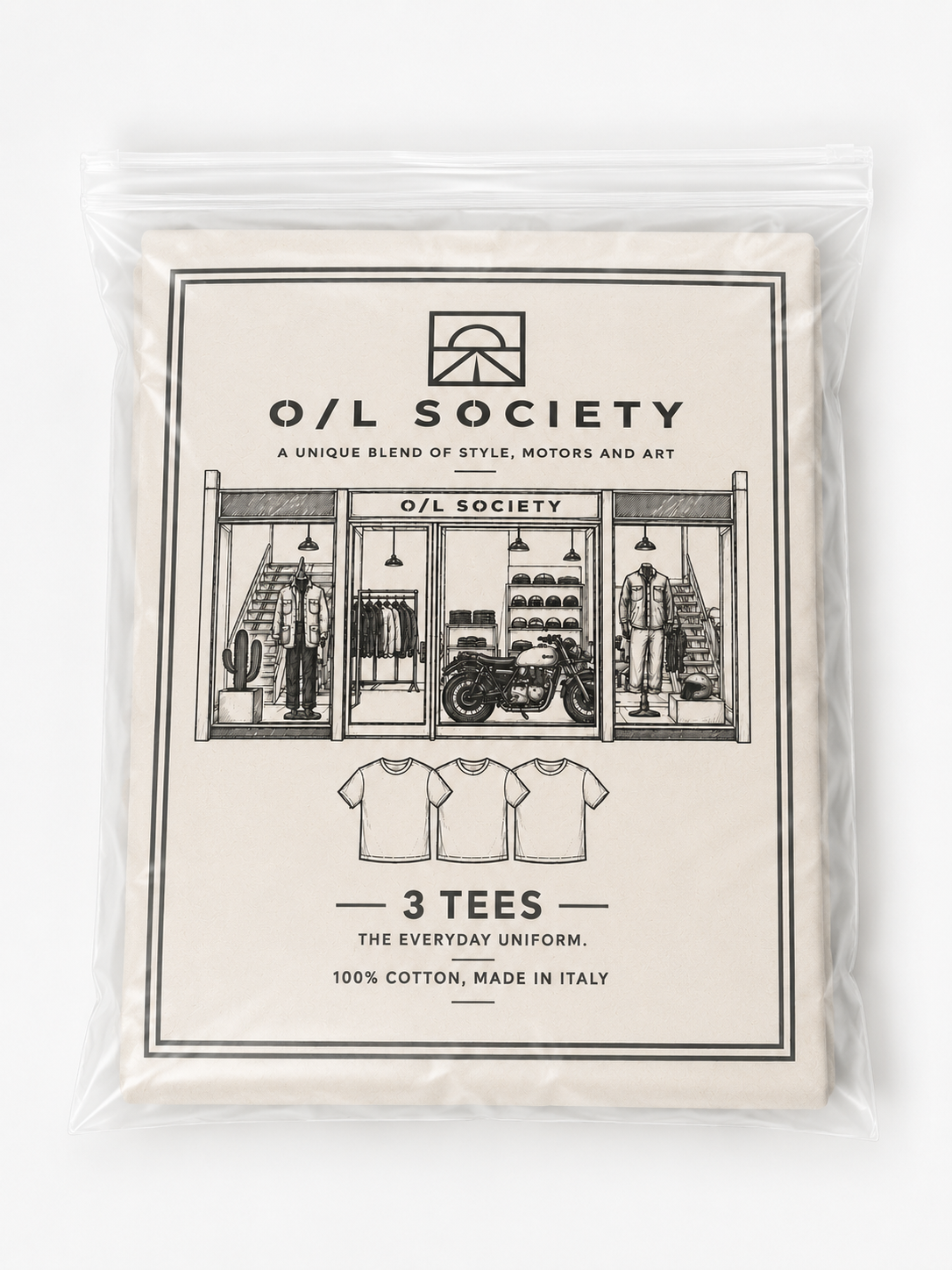 3 T-Shirts Pack - Blue