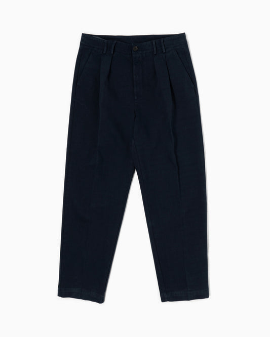 Pantaloni con 2 pince - Blu Navy