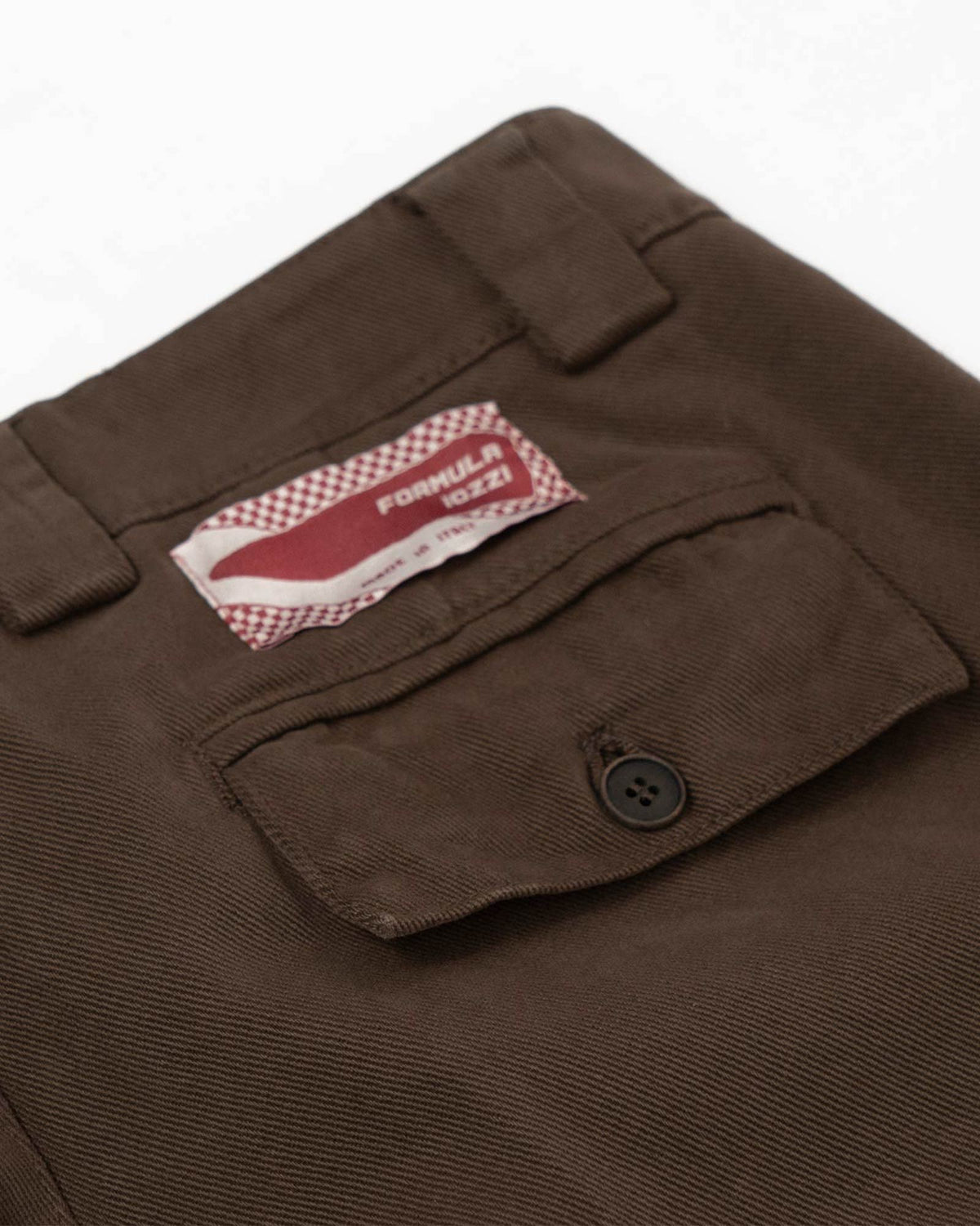 Pantaloni con 2 pince - Marrone Cioccolato