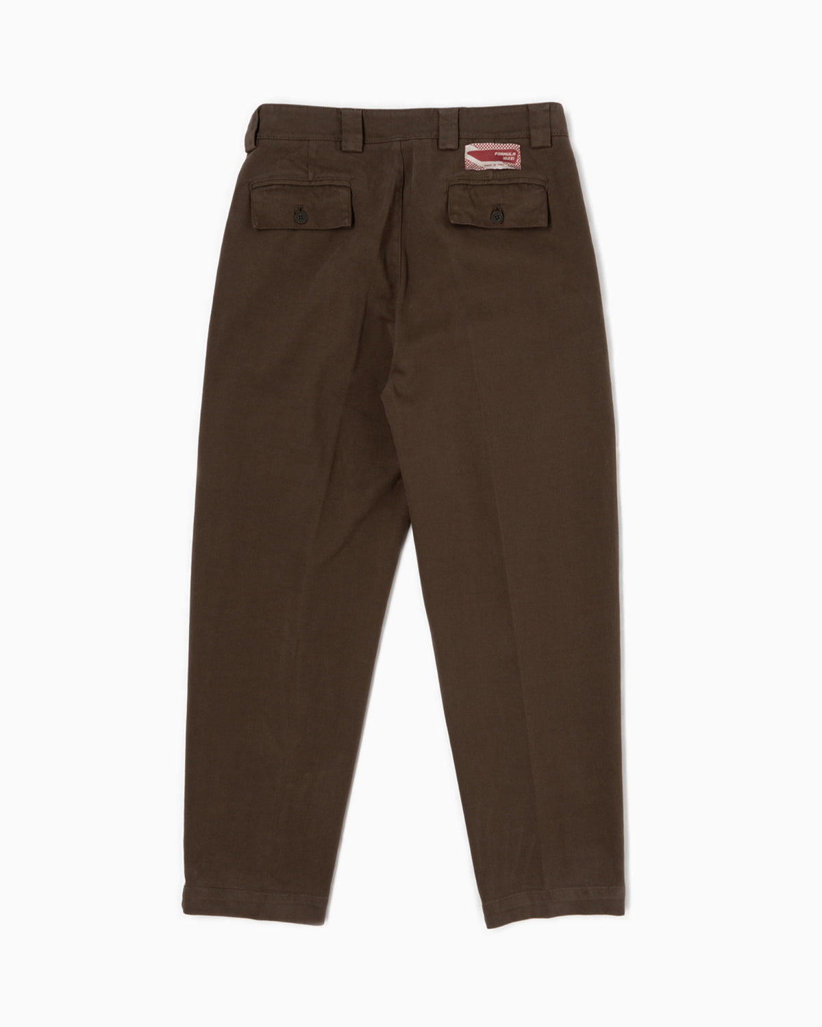 Pantaloni con 2 pince - Marrone Cioccolato