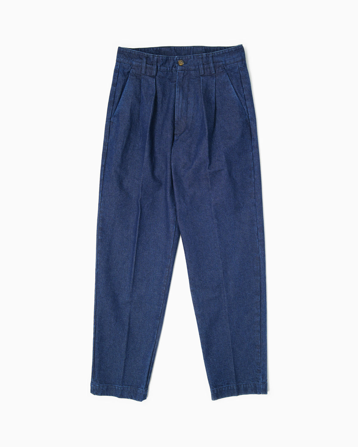 Pantaloni con 2 pince - Denim