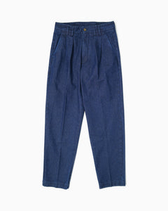 Pantaloni con 2 pince - Denim