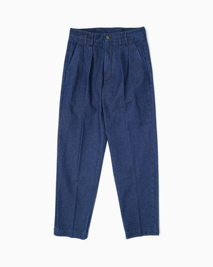 Pantaloni con 2 pince - Denim