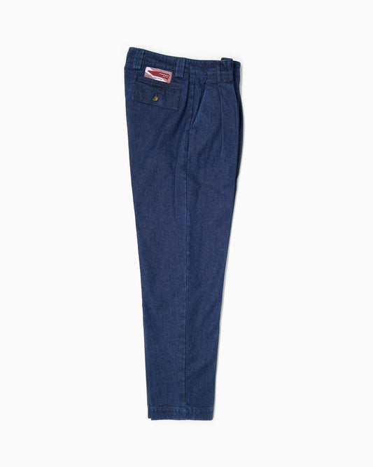 Pantaloni con 2 pince - Denim