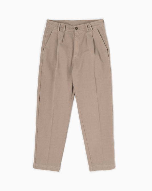 Pantaloni con 2 pince - Khaki