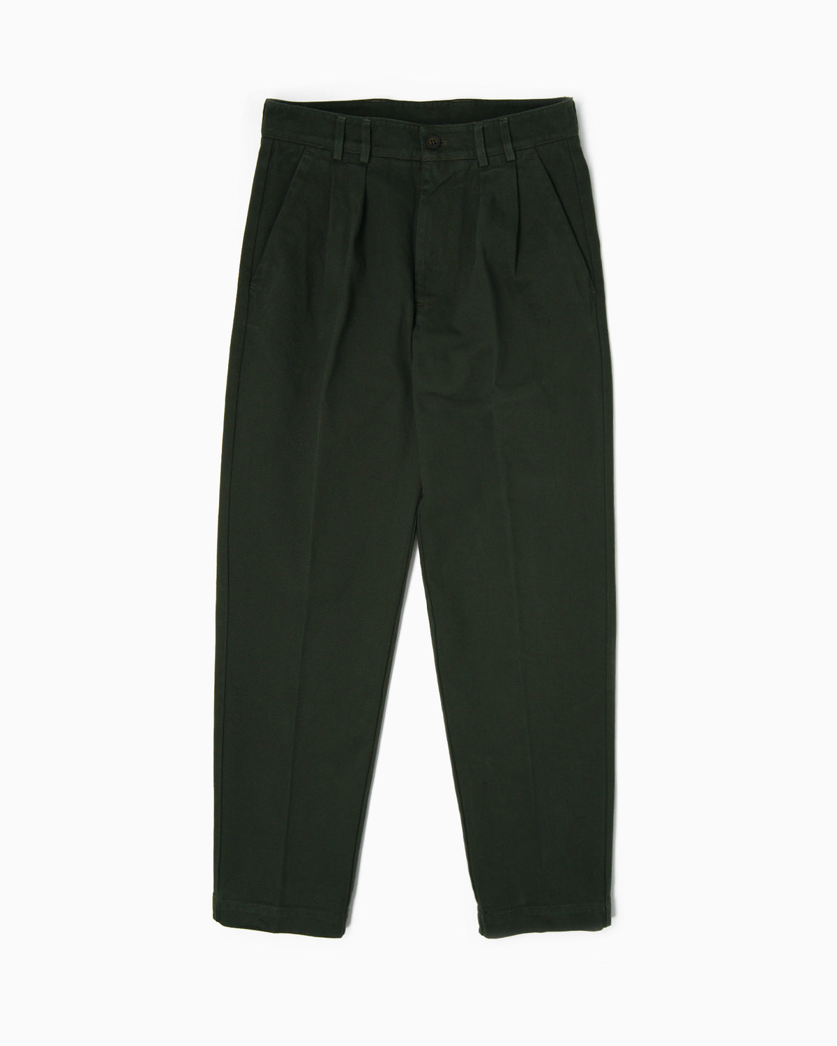 Pantaloni con 2 pince - Verde