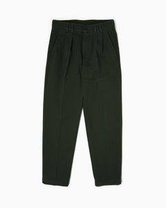 Pantaloni con 2 pince - Verde