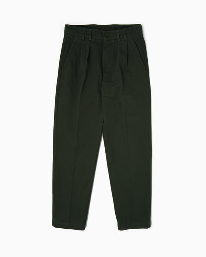 Pantaloni con 2 pince - Verde