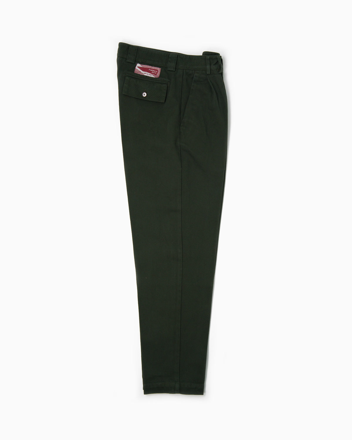 Pantaloni con 2 pince - Verde