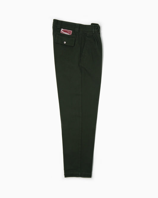 Pantaloni con 2 pince - Verde
