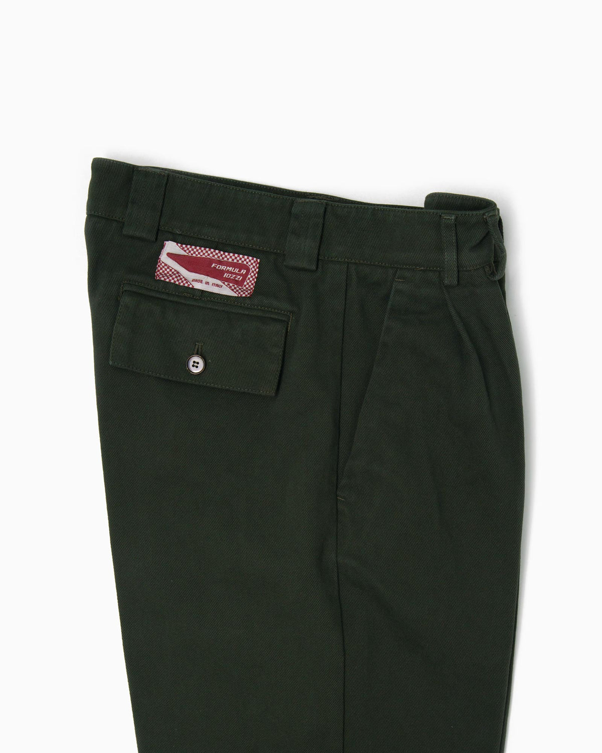 Pantaloni con 2 pince - Verde