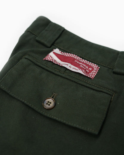 Pantaloni con 2 pince - Verde