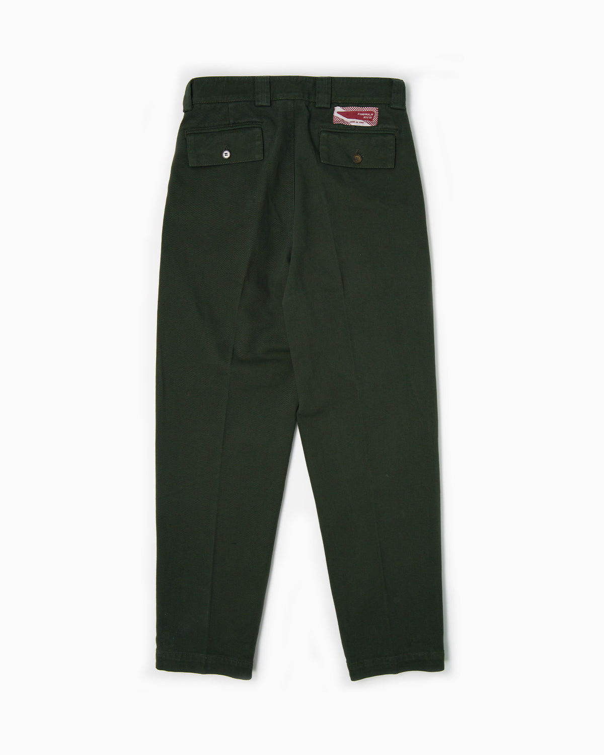 Pantaloni con 2 pince - Verde