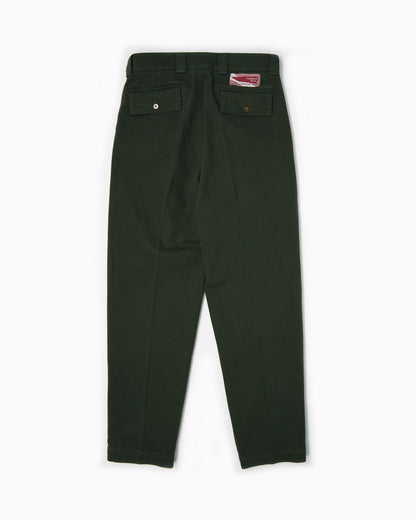 Pantaloni con 2 pince - Verde
