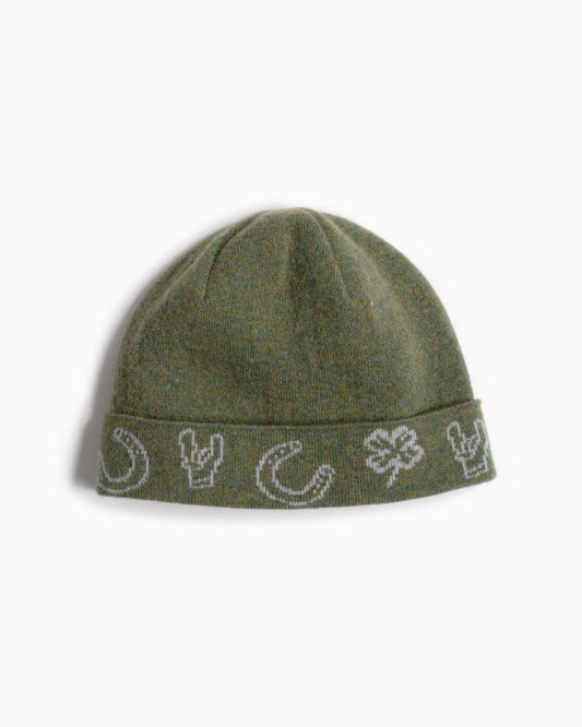 Berretto Cashmere - Lucky Charms Green