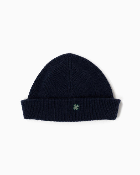 Beanie 100% lana - Blu