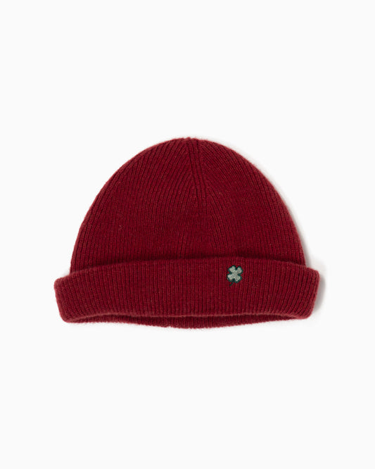 Beanie 100% lana - Rosso