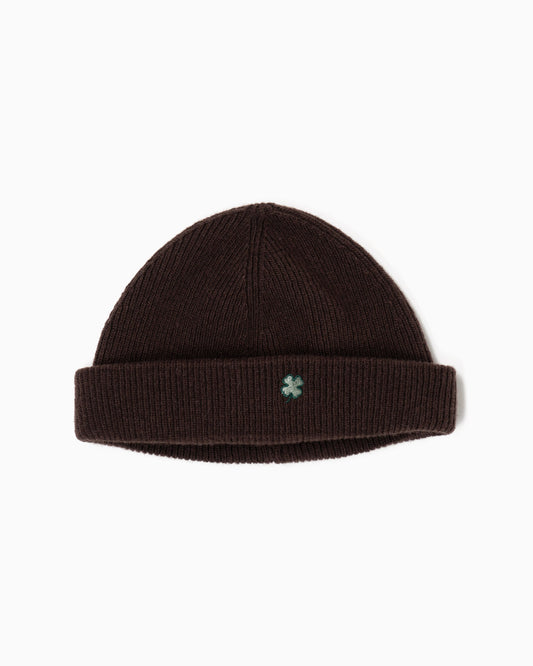Beanie 100% lana - Cioccolato