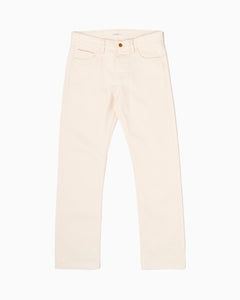 Pantaloni 5 Tasche Candiani x Formula Iozzi - Ecrù