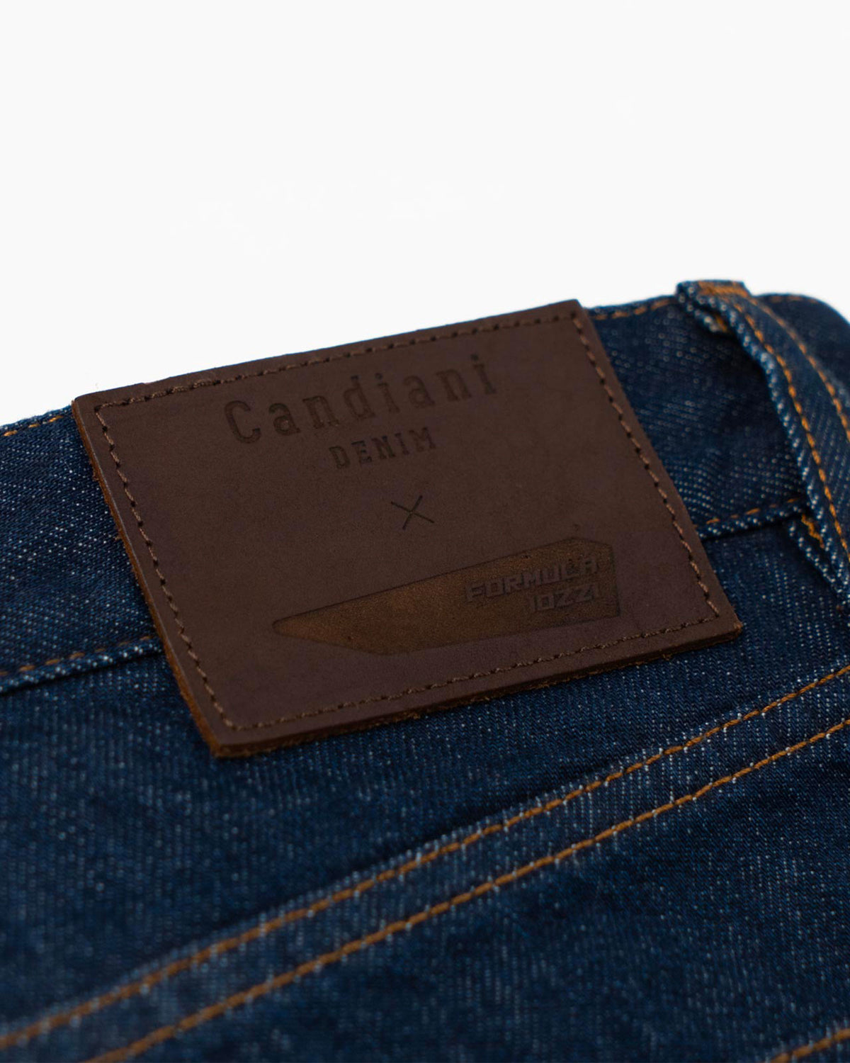Pantaloni 5 Tasche Candiani x Formula Iozzi - Indigo