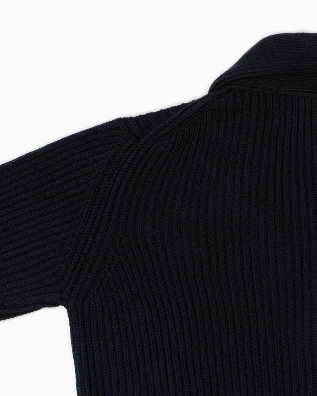 Cardigan collo scialle - Blu
