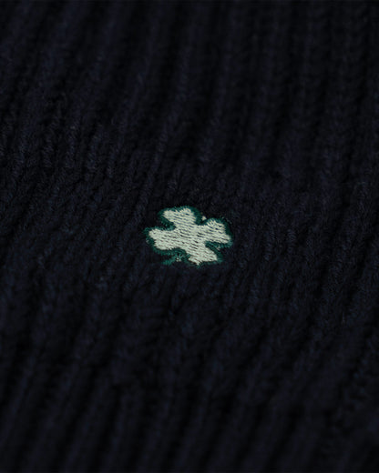 Cardigan collo scialle - Blu