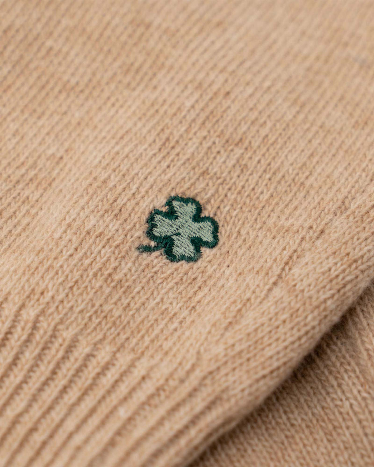 Maglione girocollo 100% lana merinos - Caramello