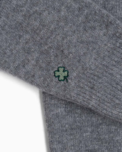Maglione girocollo 100% lana merinos - Grigio