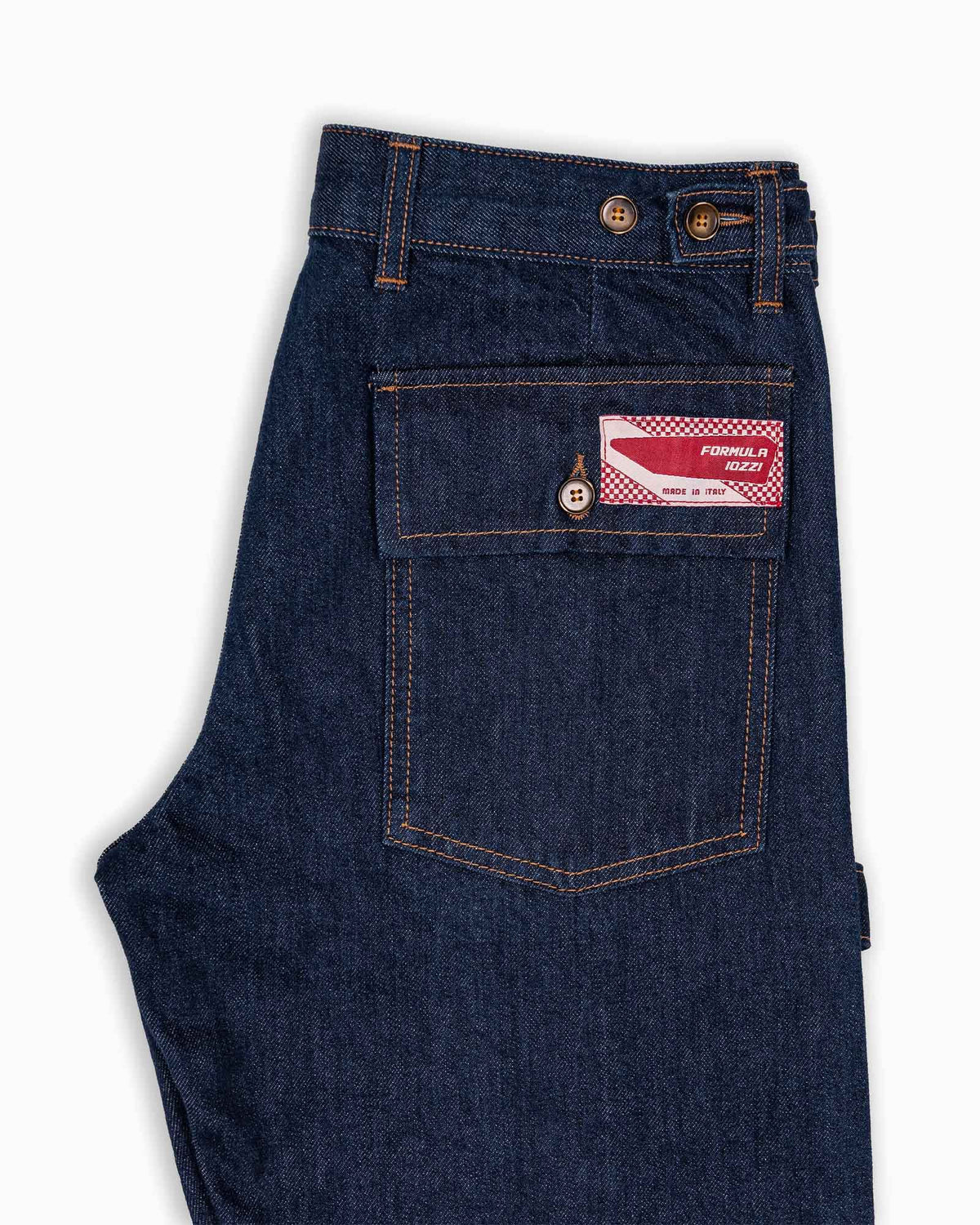 Pantaloni Fatigue - Denim Cimosato