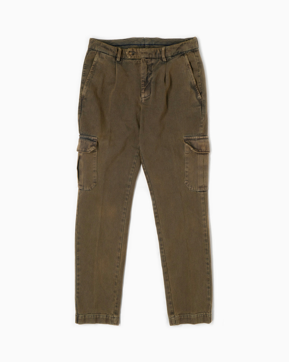 Pantaloni Cargo - Verdi effetto vintage