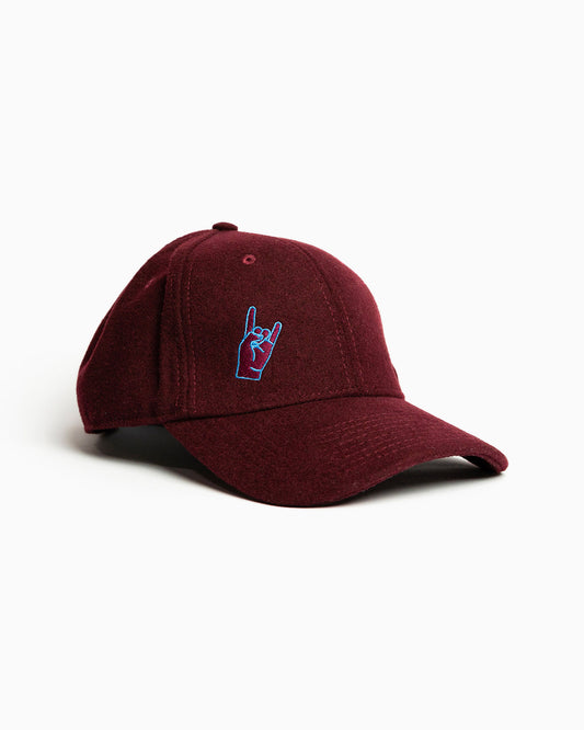 Cappellino Invernale Rock Lucky Bordeaux