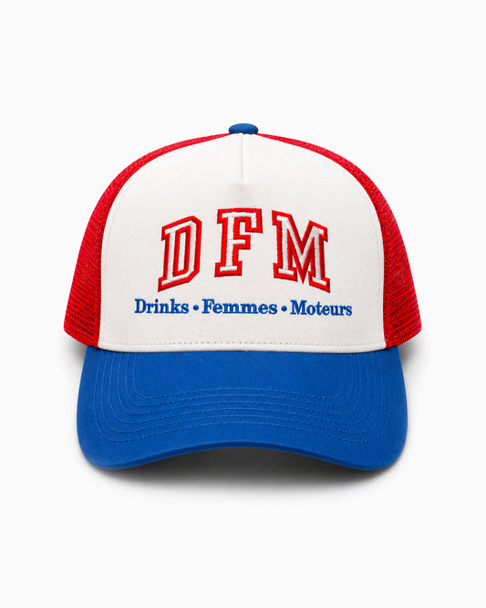 Cappellino DFM - Trucker Rosso/Blu