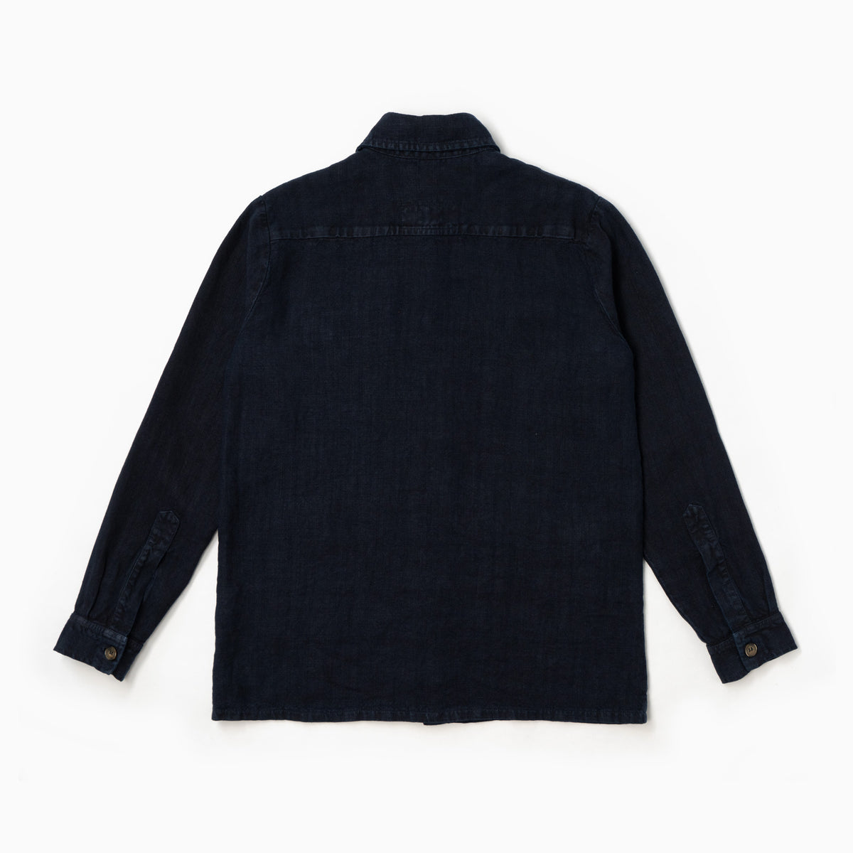 Overshirt Catcher 100% lino - Blu Navy
