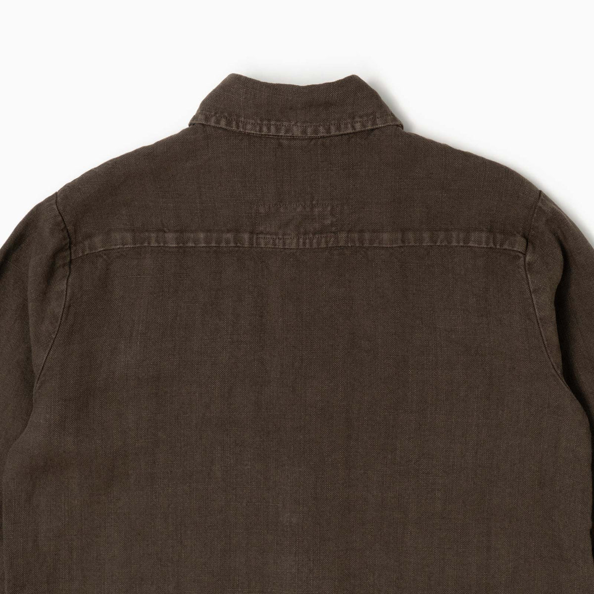 Overshirt Catcher 100% lino - Marrone