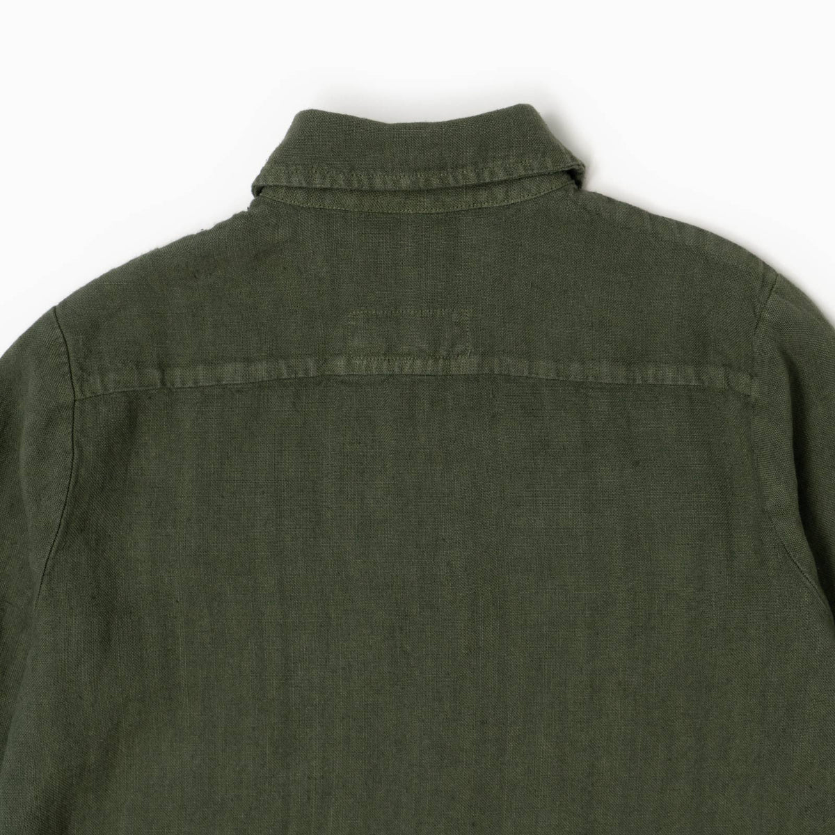 Overshirt Catcher 100% lino - Verde Militare